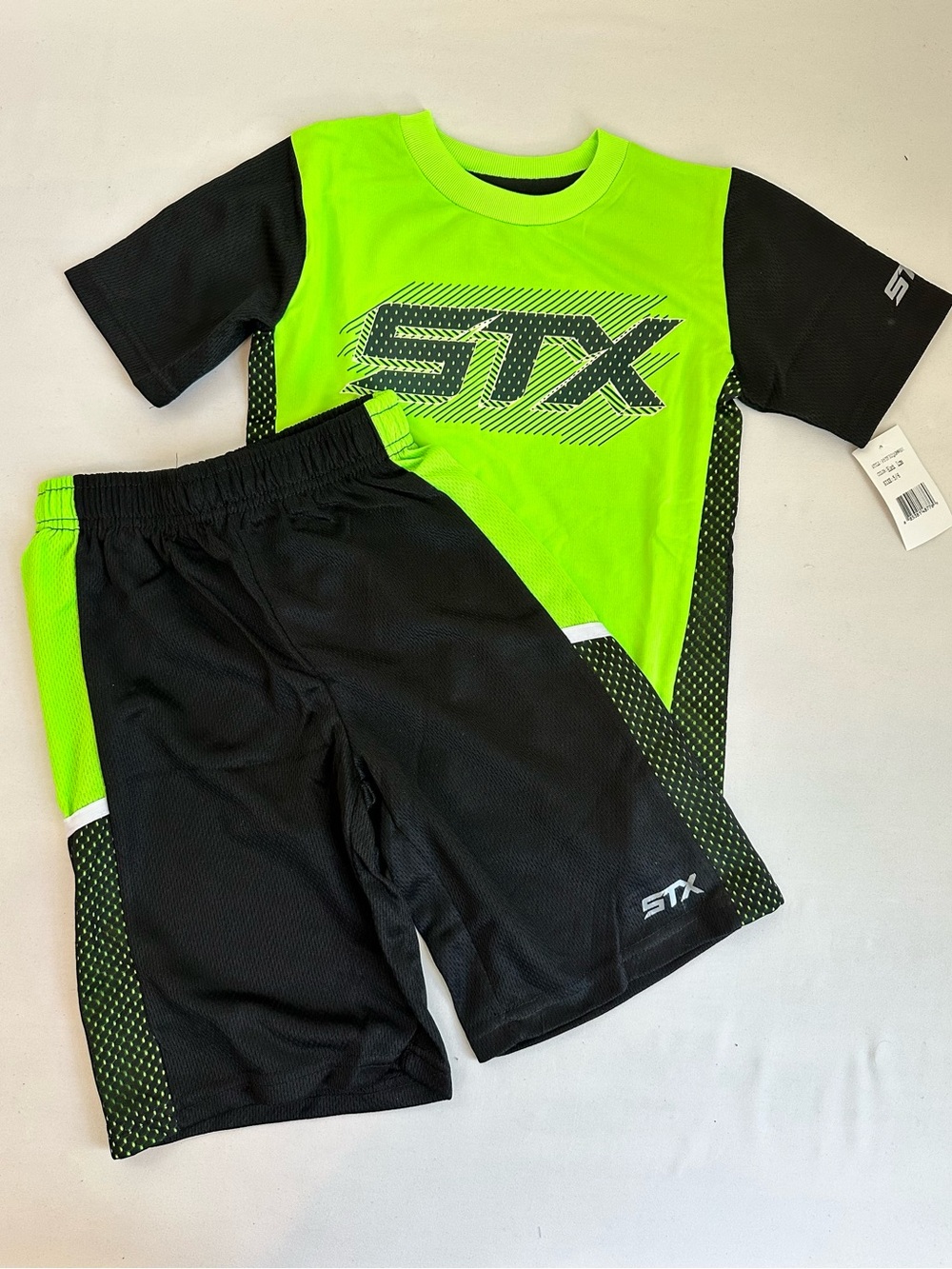 Kids' Neon Green & Black Set